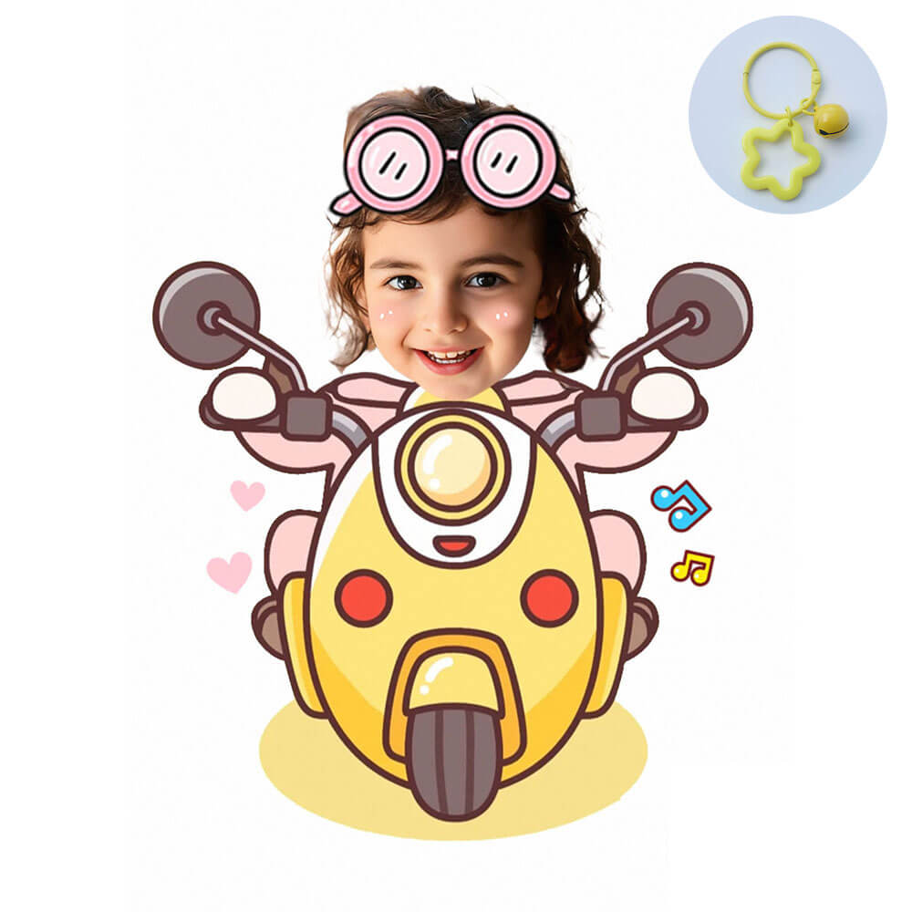 Custom Face Acrylic Keychain for Kids Girls Boys Children