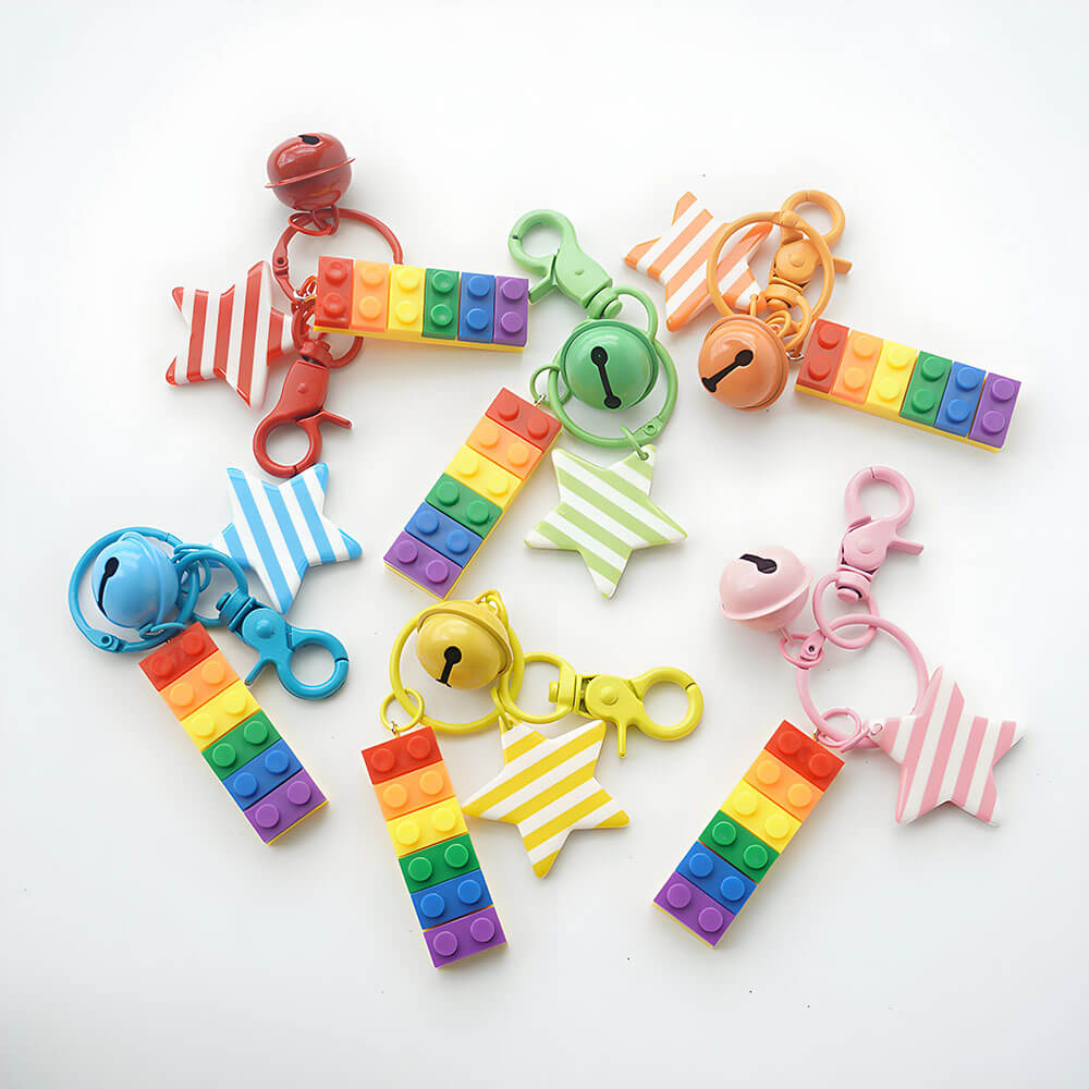 Personalized Acrylic Name Tag Keychain for Kid's Backpack Bag Back to School