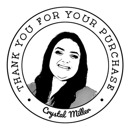Thank You Stamp Personalized for Small Business Gift Packing