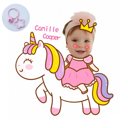 Custom Face Acrylic Keychain for Kids Girls Boys Children