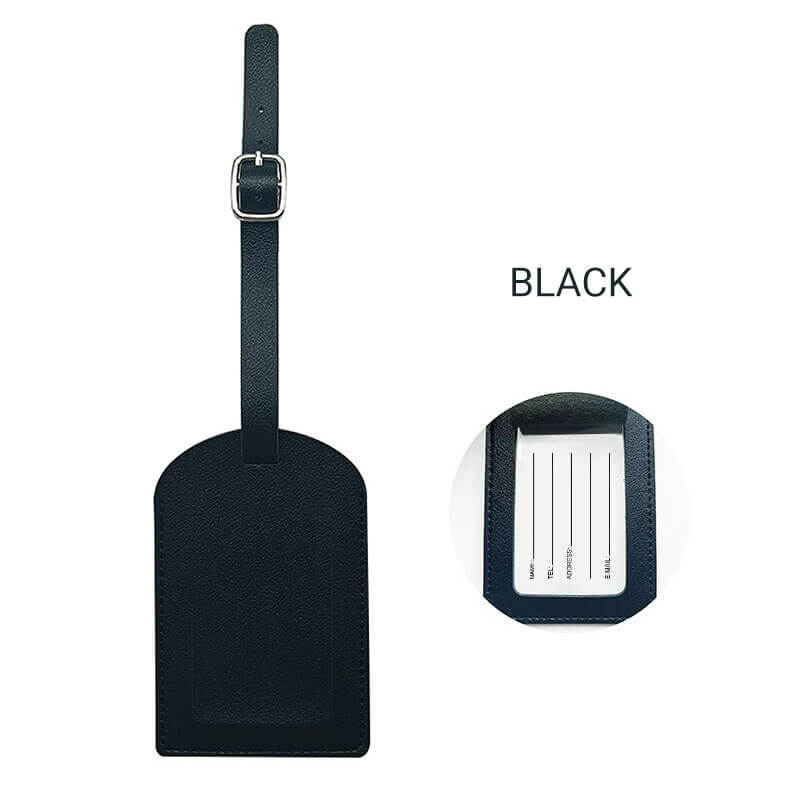 Luggage Tag Personalized Faux Leather Luggage Tag for Suitcase