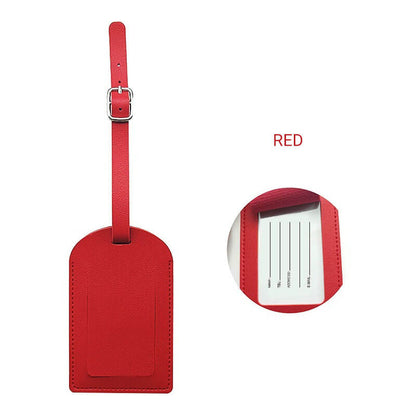 Luggage Tag Personalized Faux Leather Luggage Tag for Suitcase