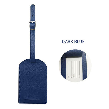 Luggage Tag Personalized Faux Leather Luggage Tag for Suitcase