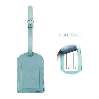 Luggage Tag Personalized Faux Leather Luggage Tag for Suitcase