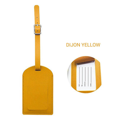 Luggage Tag Personalized Faux Leather Luggage Tag for Suitcase