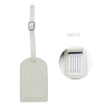 Luggage Tag Personalized Faux Leather Luggage Tag for Suitcase