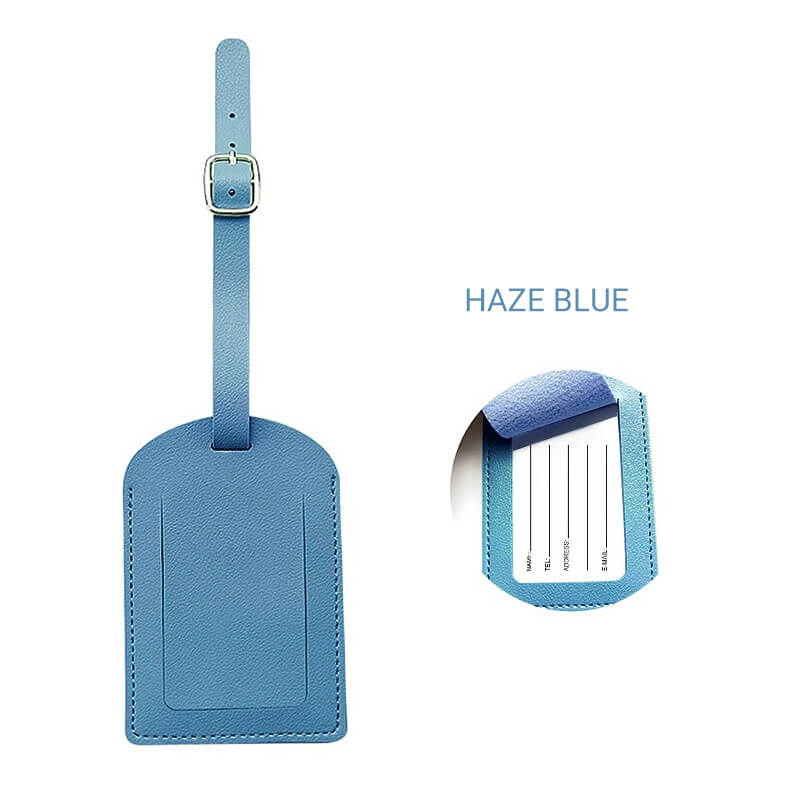 Luggage Tag Personalized Faux Leather Luggage Tag for Suitcase