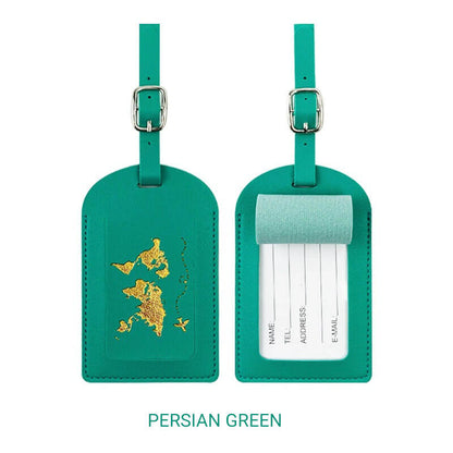 Personalized Luggage Tag for Suitcase Leather Bag Tag with Privacy